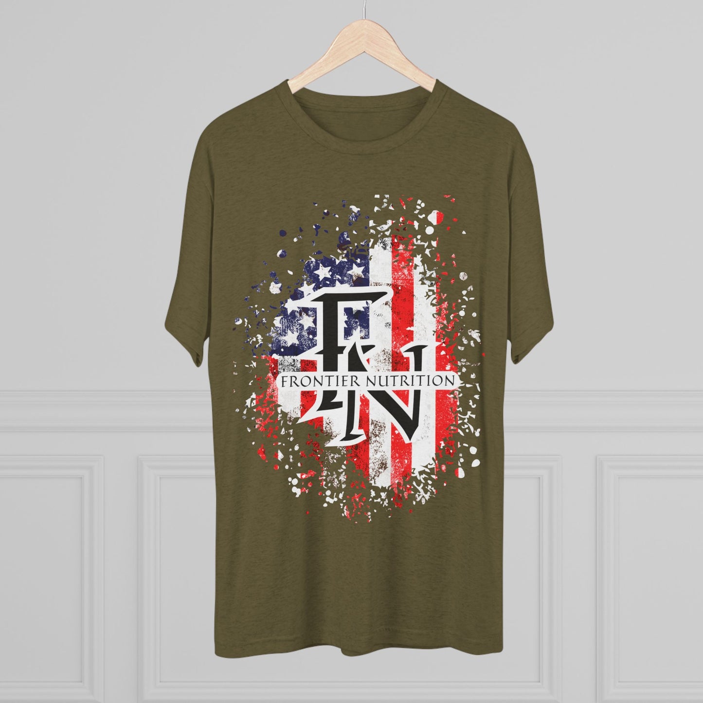 Frontier Nutrition American Flag Logo Tee