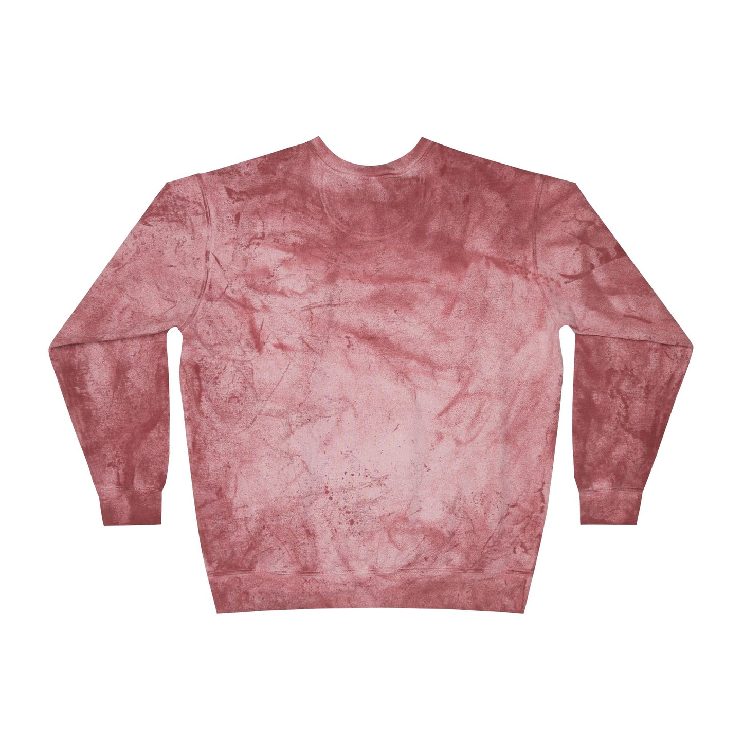 Fitness Princess Crewneck Sweatshirt — Color Blast Tie-Dye Graphic