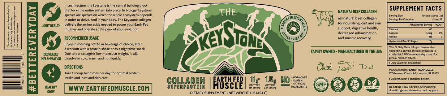 Earth Fed-The Keystone Collagen Superprotein