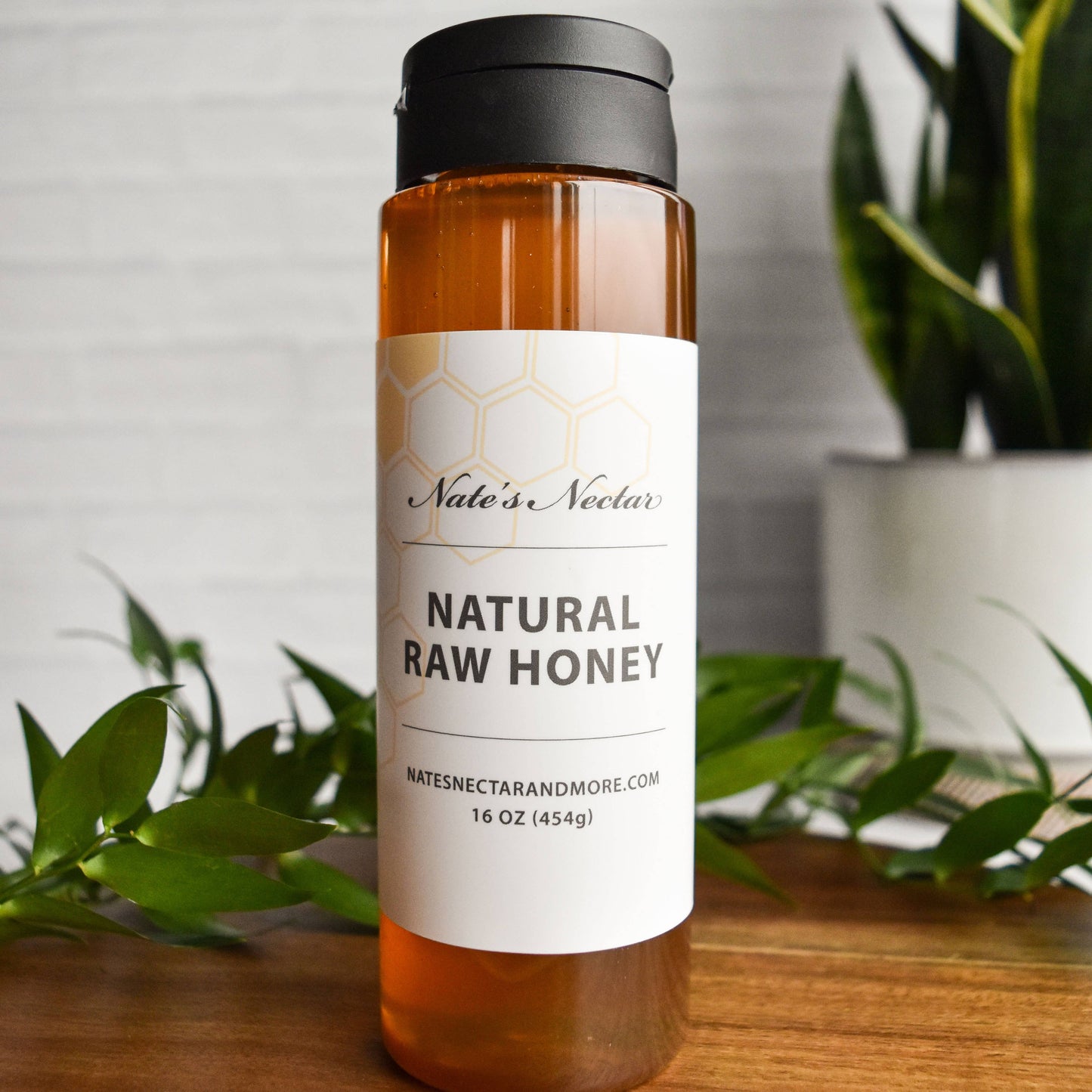 Natural Raw Honey, Plastic Squeeze Bottle: 16 oz