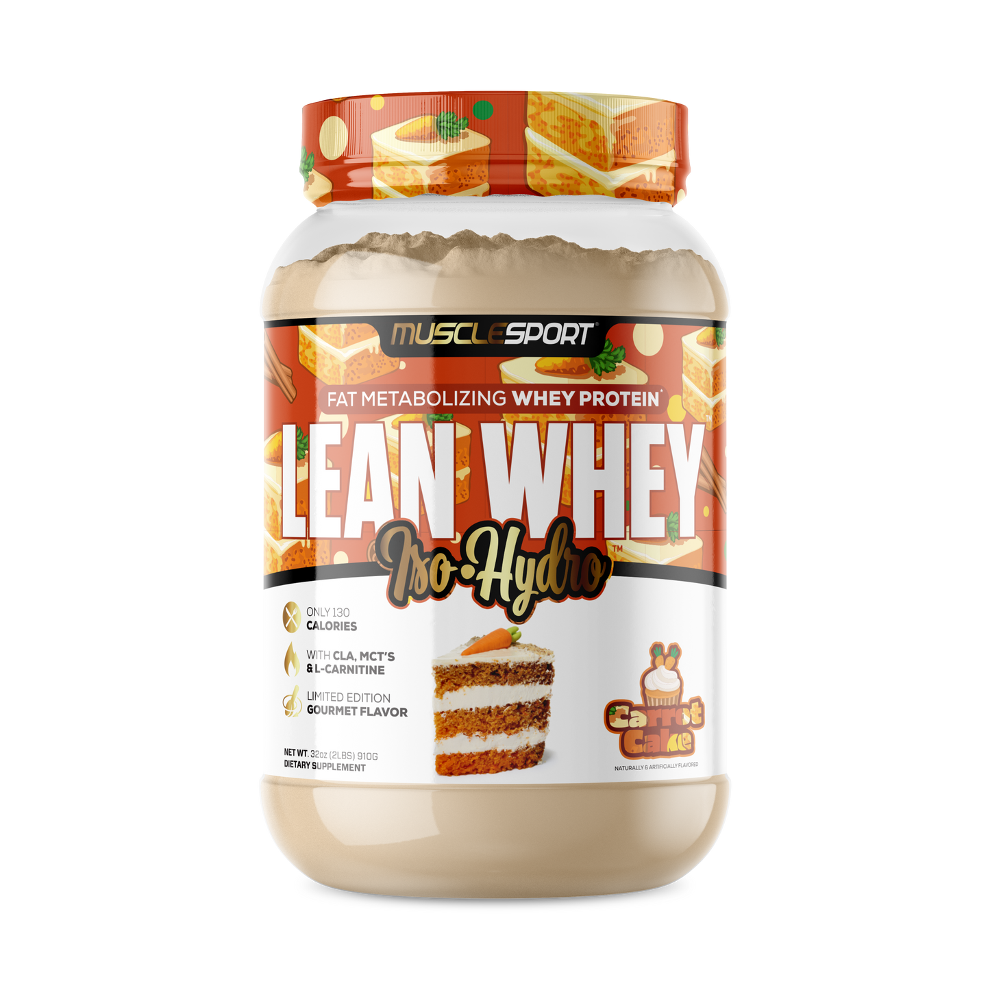 Lean Whey® Iso Hydro Gourmet Protein 2lb - Limited Edition: Lemon Pound Cake