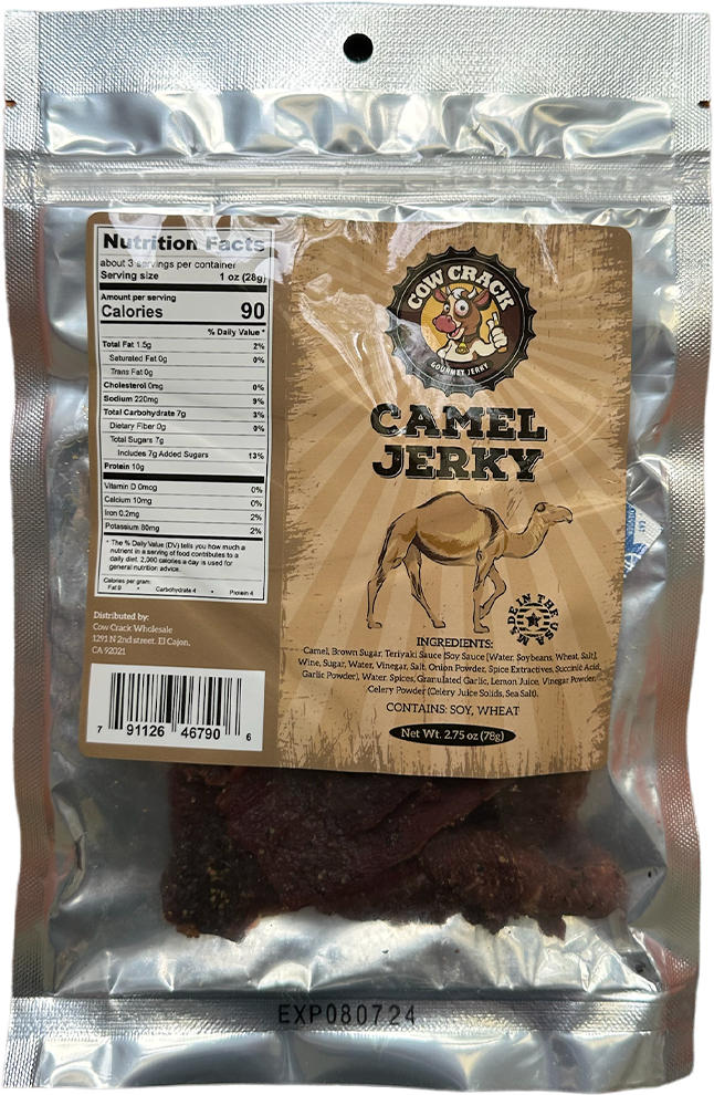 Cow Crack Camel Jerky 2.75 oz