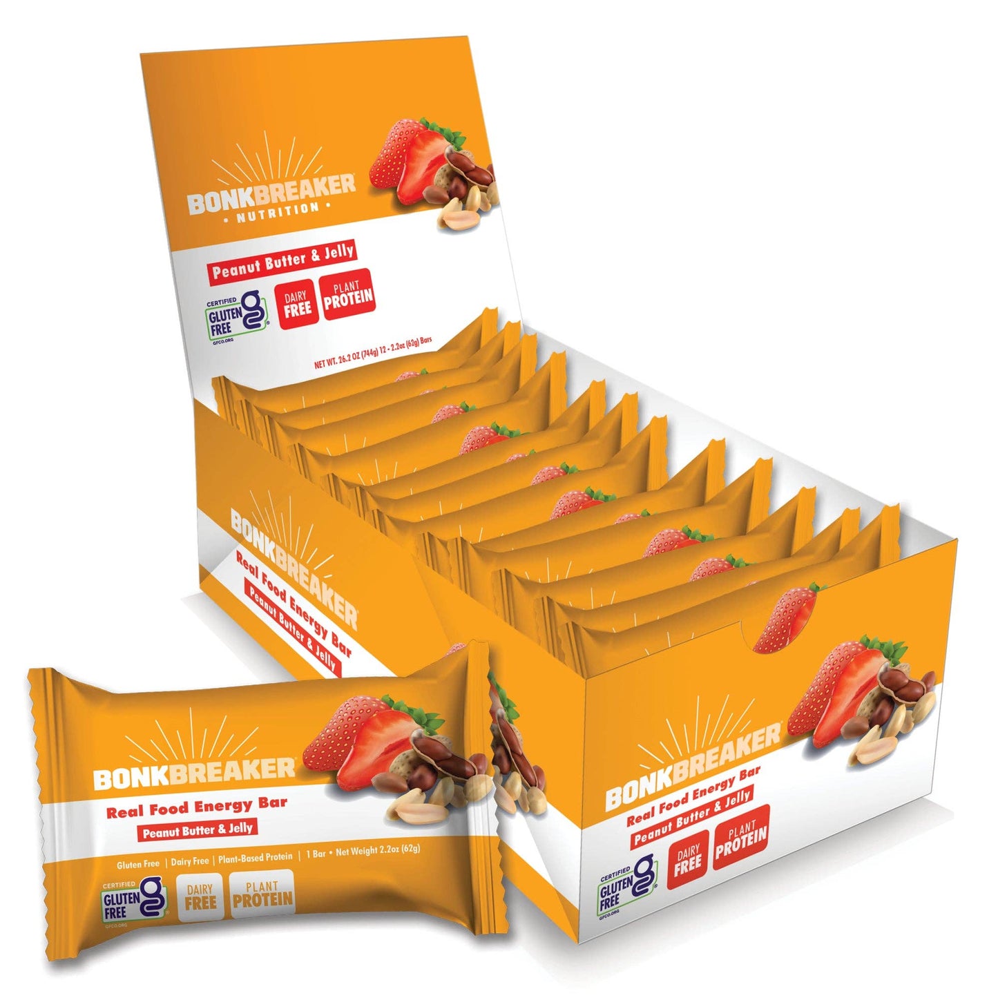 Bonk Breaker Peanut Butter & Jelly Bars