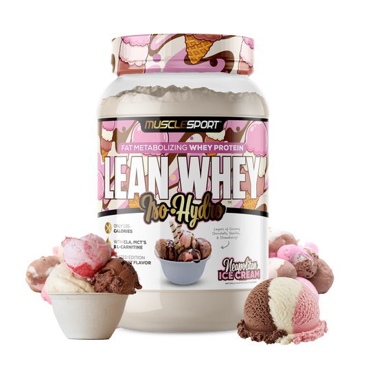 Lean Whey™ 2lb Premium Whey Protein Isolate: Neapolitan Ice Cream