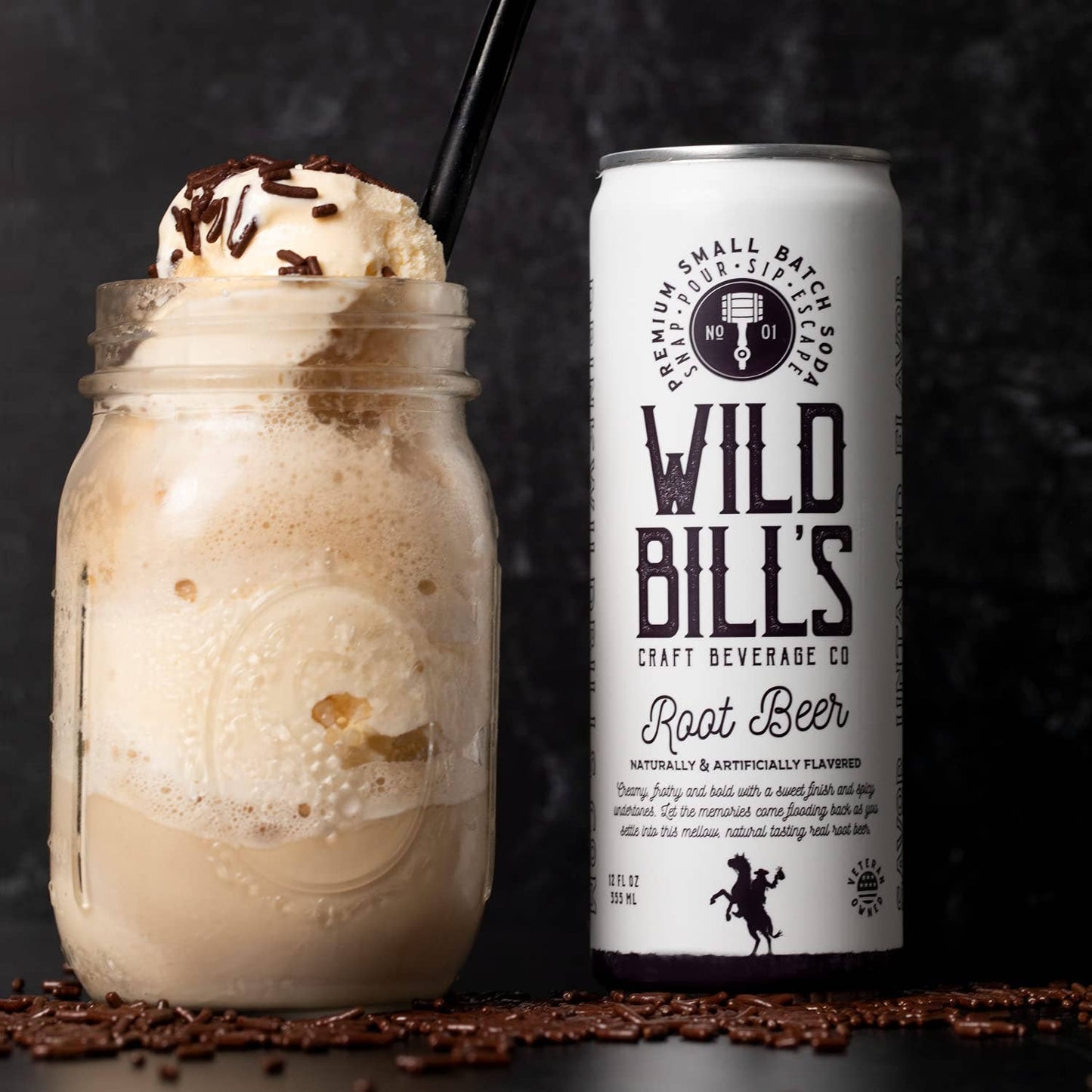 Wild Bill's Root Beer - Premium Cane Sugar Soda