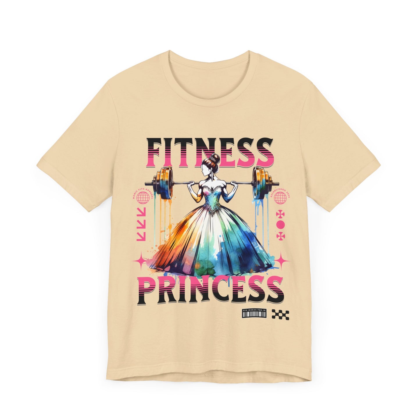 Fitness Princess Jersey Short Sleeve Tee