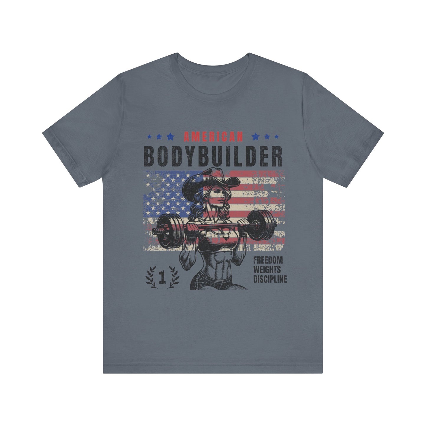 American Bodybuilder Workout Jersey Short Sleeve Tee