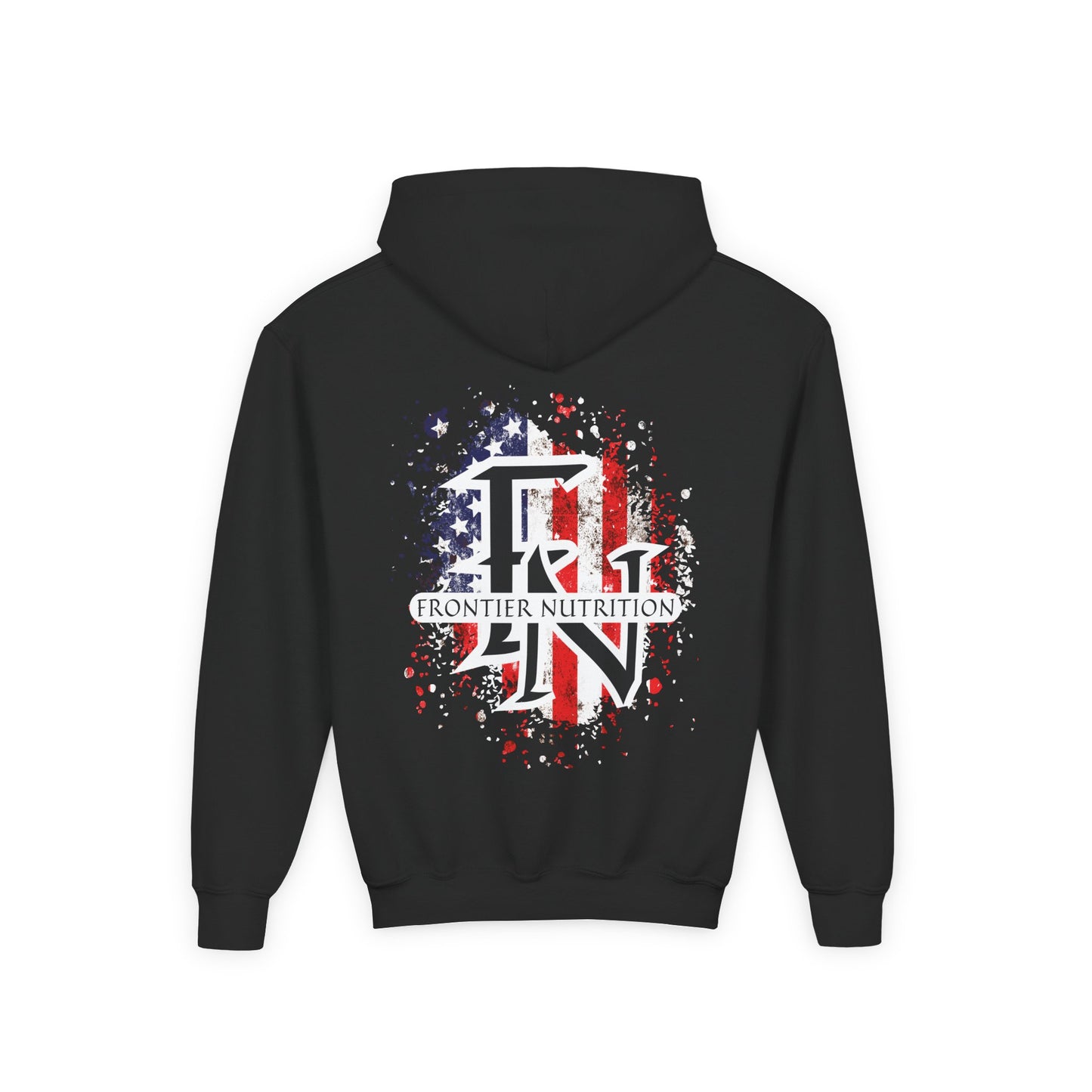 Frontier Nutrition Youth Hoodie, Comfortable Sweatshirt for Teens, Ideal for Gym, Sports, Casual Wear, Perfect for Gifts