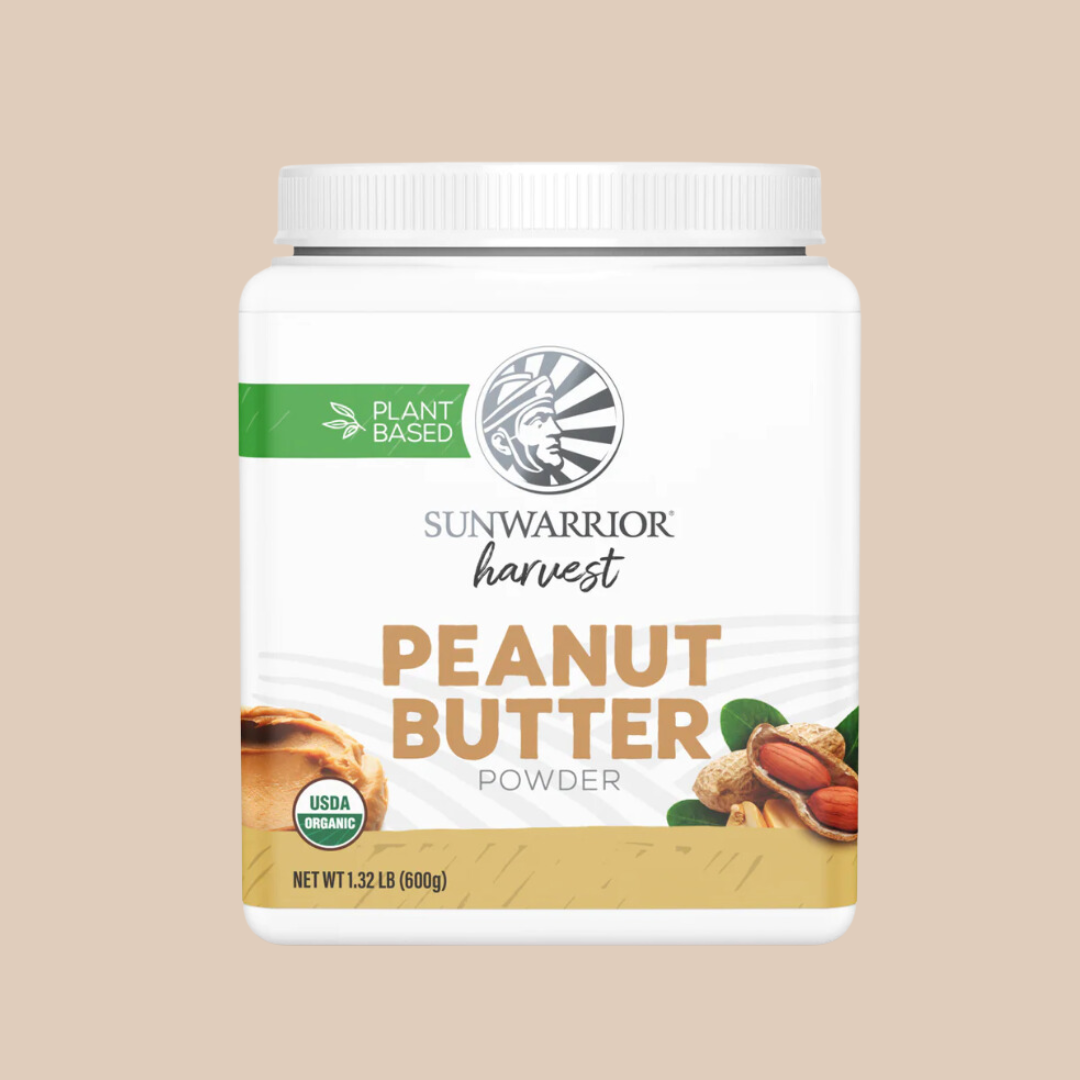 Sunwarrior Organic Peanut Butter Powder - Clean Protein, Gluten-Free