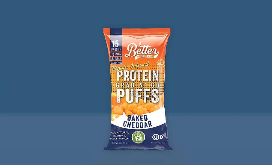 Protein Puffs -Baked Cheddar