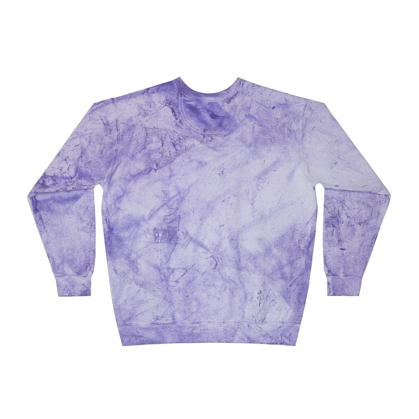 Fitness Princess Crewneck Sweatshirt — Color Blast Tie-Dye Graphic