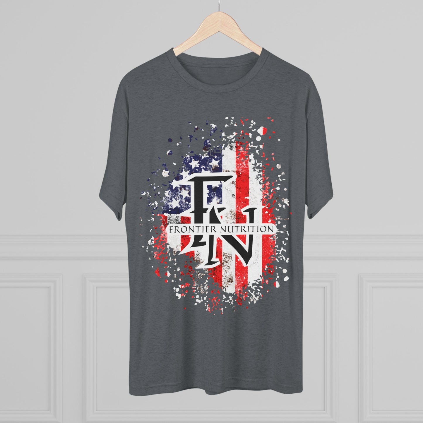 Frontier Nutrition American Flag Logo Tee