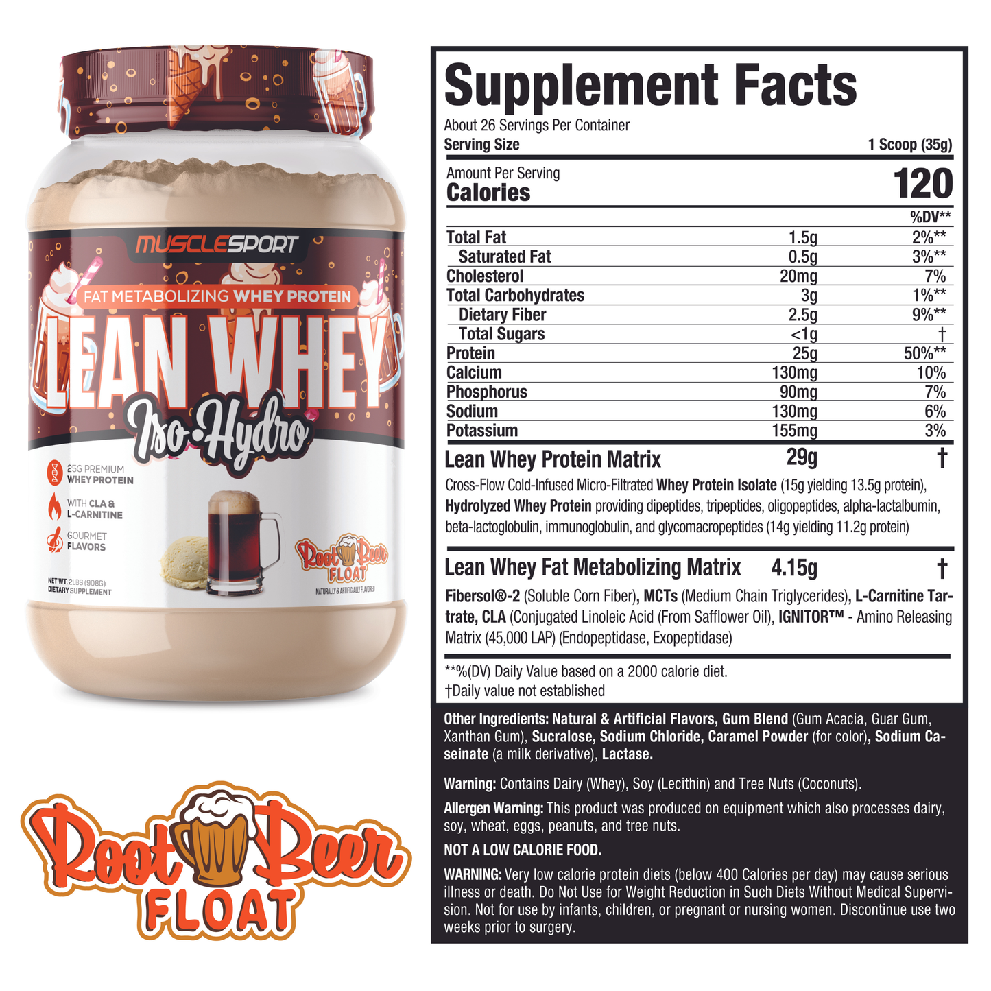 Lean Whey™ 2lb: Coconut Caramel - Limited Edition