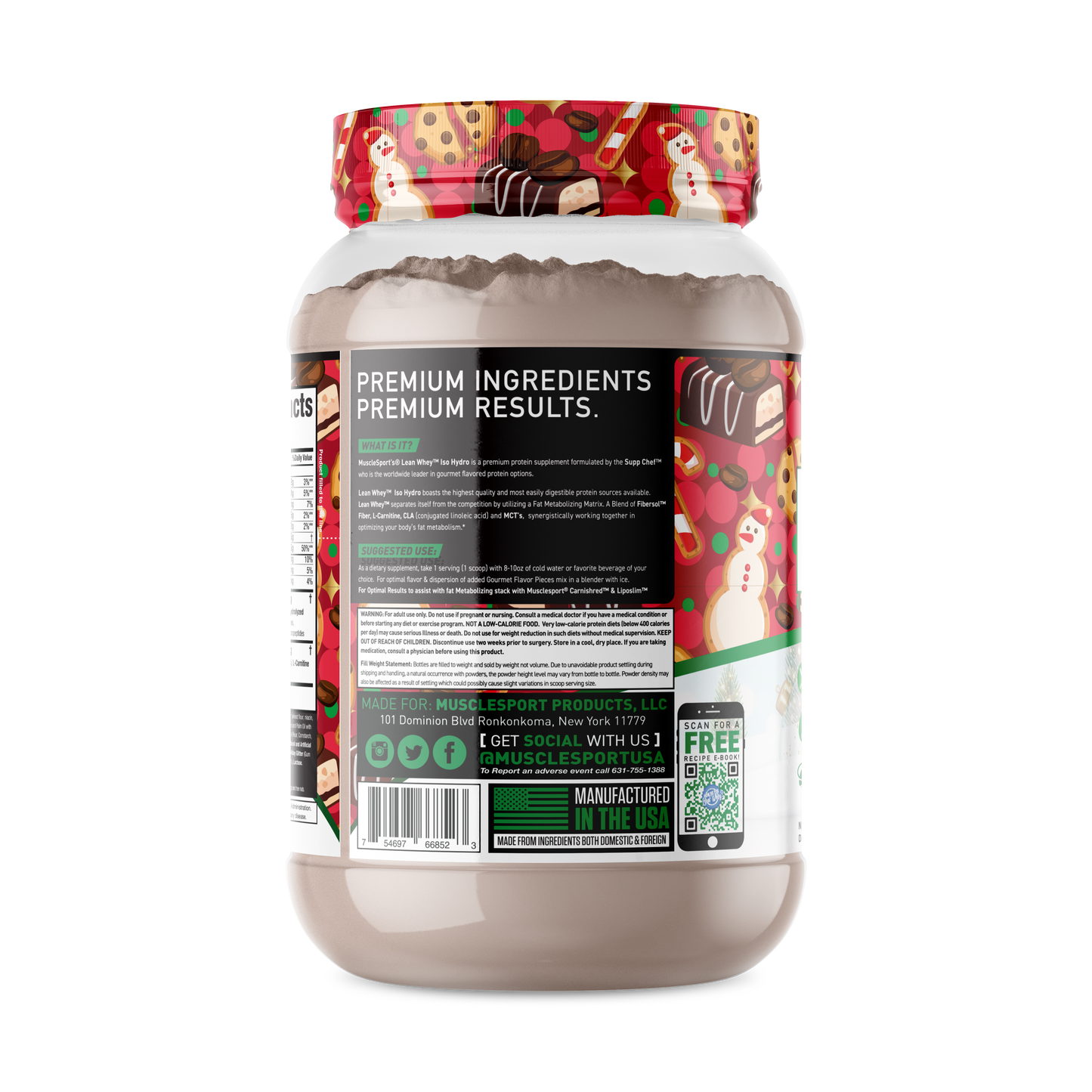 Lean Whey® Iso Hydro Gourmet Protein 2lb - Limited Edition: Lemon Pound Cake