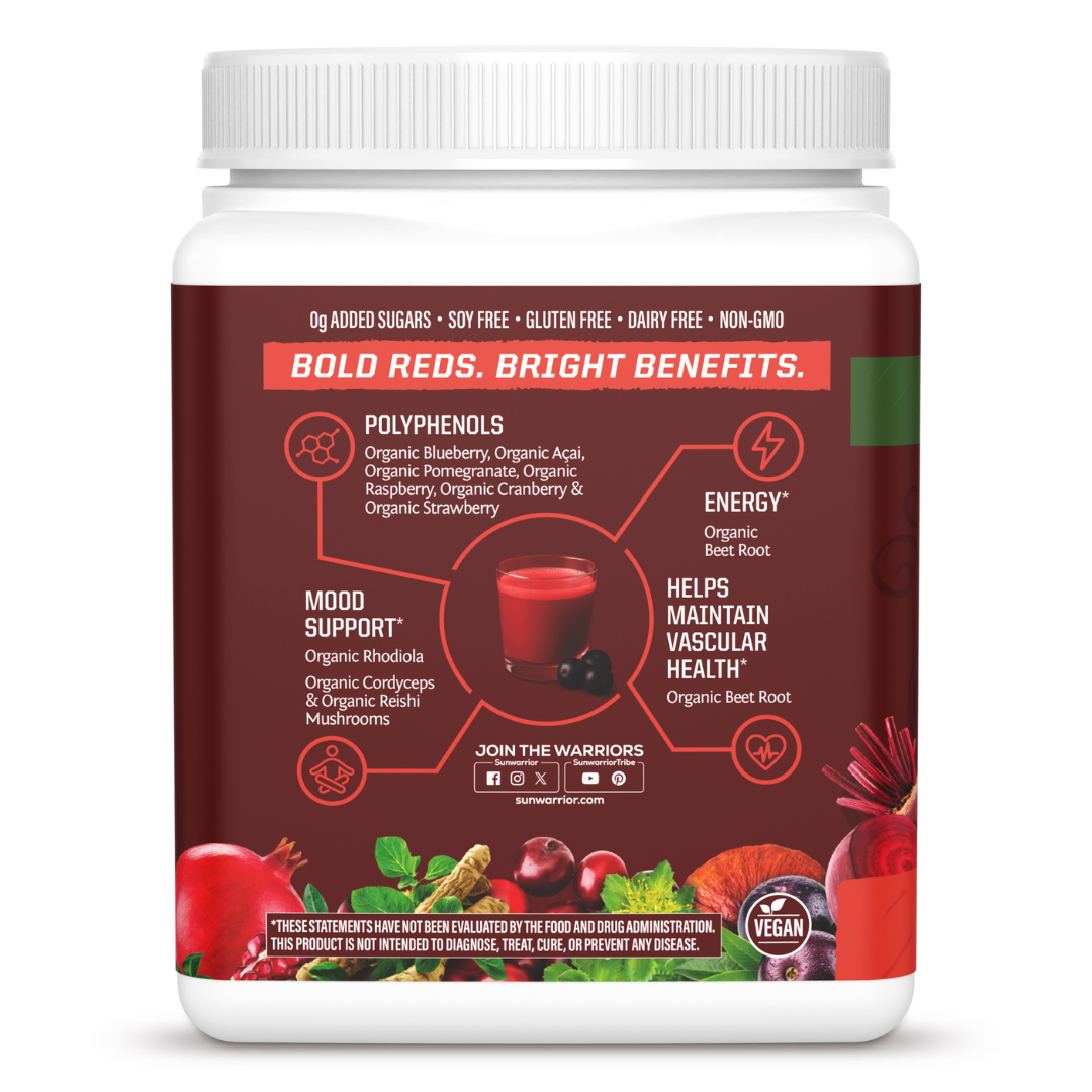 Super Reds Drink Powder Mix - Organic, Vegan, Gluten-Free