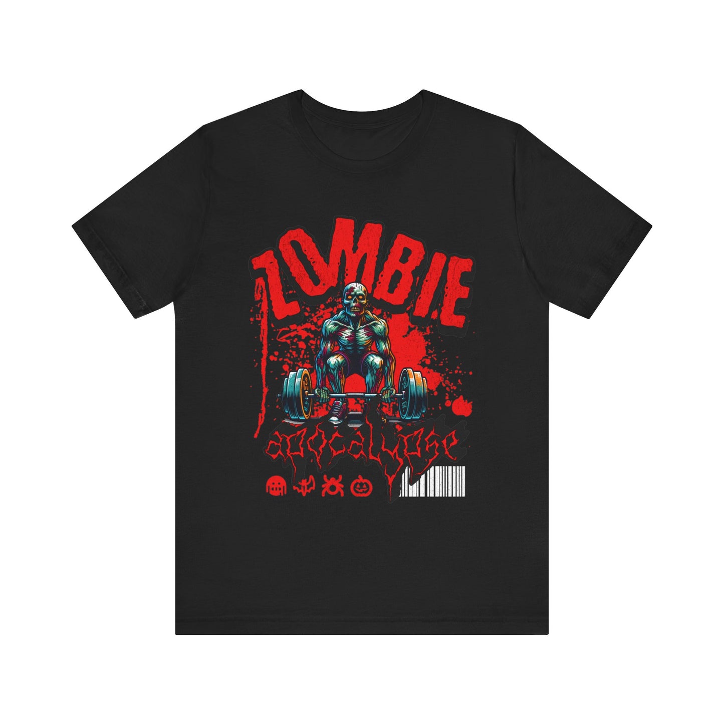 Zombie Apocalypse Gym Shirt Jersey Short Sleeve Tee