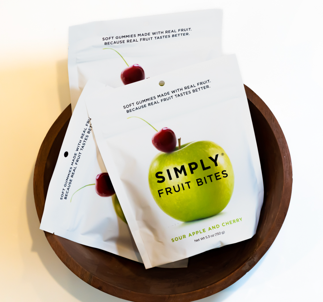 Simply Fruit Bites - Sour Apple & Cherry (5.3 oz Bags)