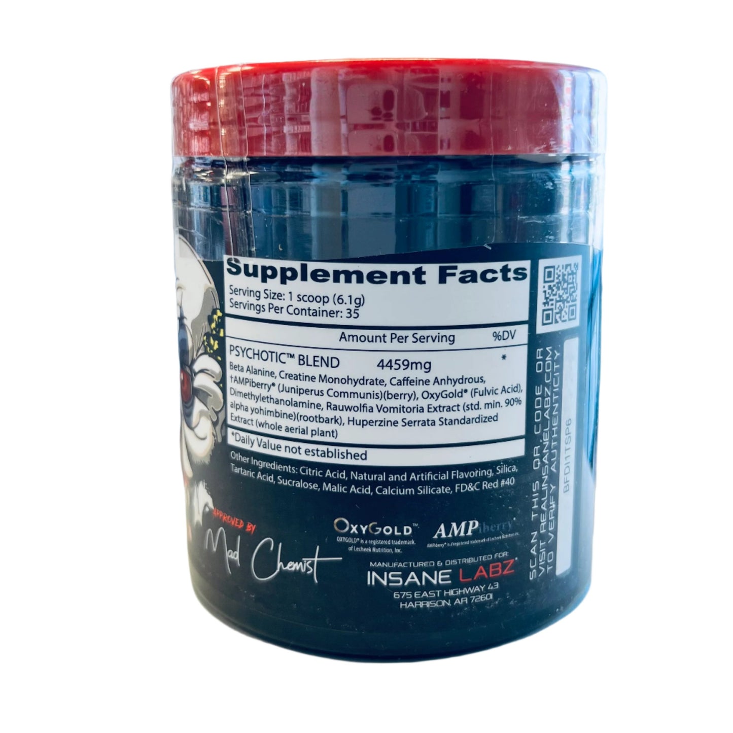 Insane Labz Psychotic Pre Workout Watermelon