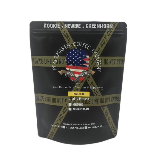 Coffee 16 Oz. - Rookie Light Roast Coffee: Whole Bean / 16 oz