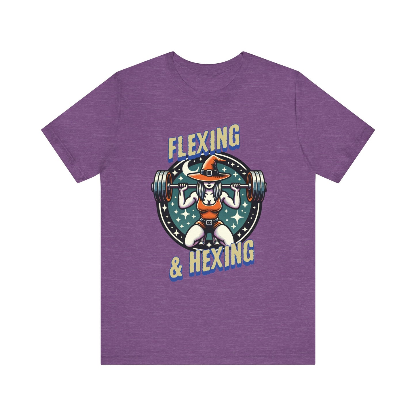 Flexing and Hexing Halloween Fitness Jersey Short Sleeve Tee