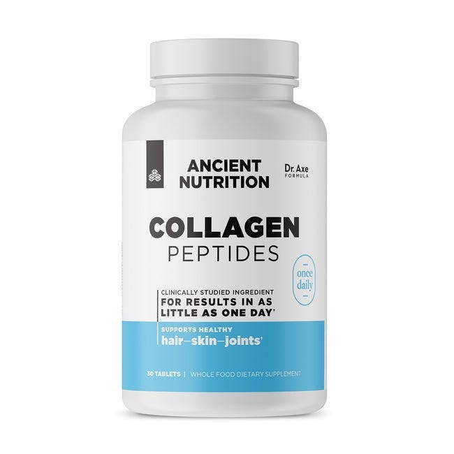 Collagen Peptides - Tablet – 30 Count: White