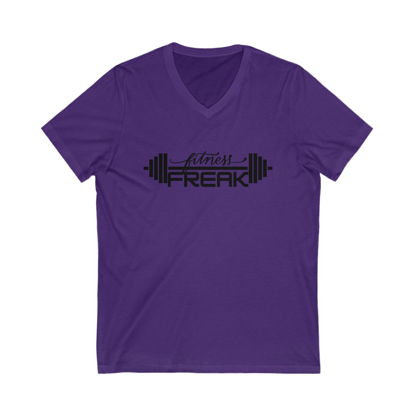 Fitness Freak Short Sleeve V-Neck Tee