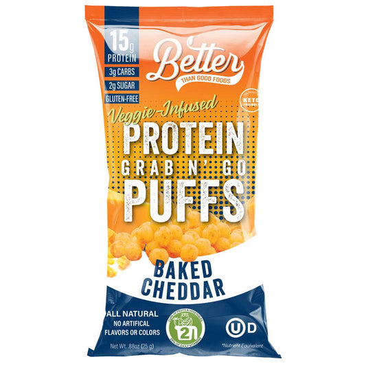 Protein Puffs -Baked Cheddar