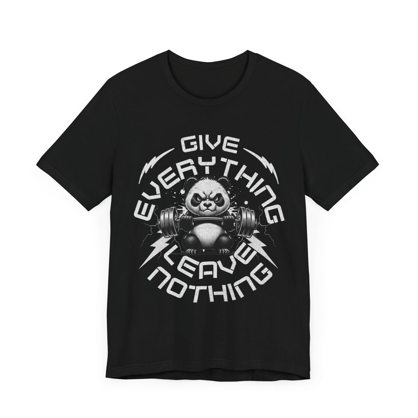 Give Everything Leave Nothing Workout Jersey Short Sleeve Tee