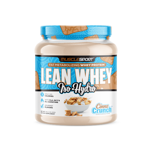 Lean Whey™ Iso Hydro Gourmet Protein 1lb: Cinna Crunch