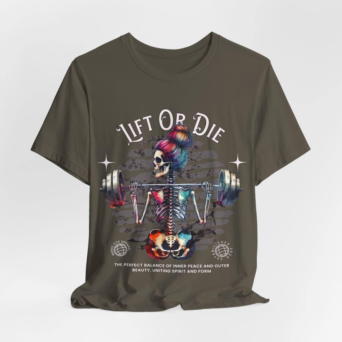 Lift or Die Unisex Jersey Short Sleeve Tee