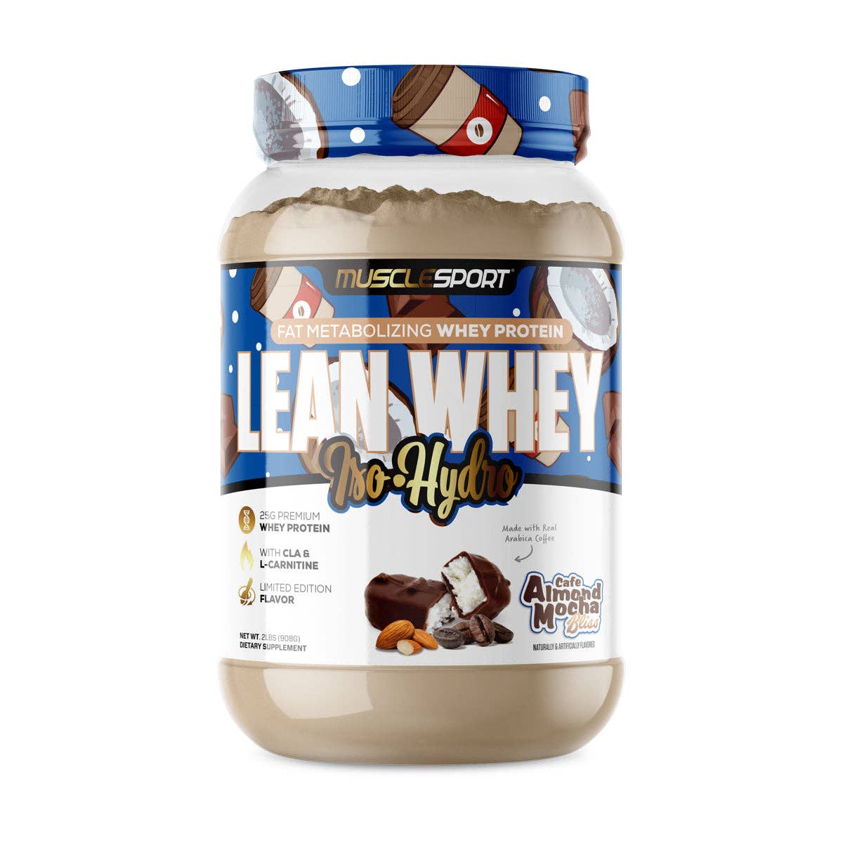 Lean Whey™ 2lb Premium Whey Protein Isolate: Maple Bacon Donut