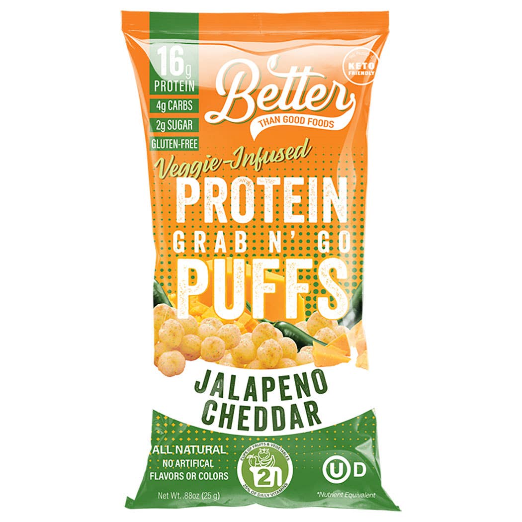 BTG Keto Protein Puffs -Cheddar Jalapeno