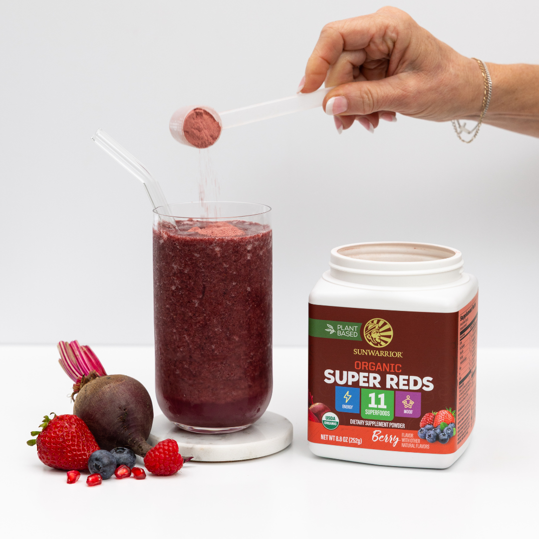 Super Reds Drink Powder Mix - Organic, Vegan, Gluten-Free
