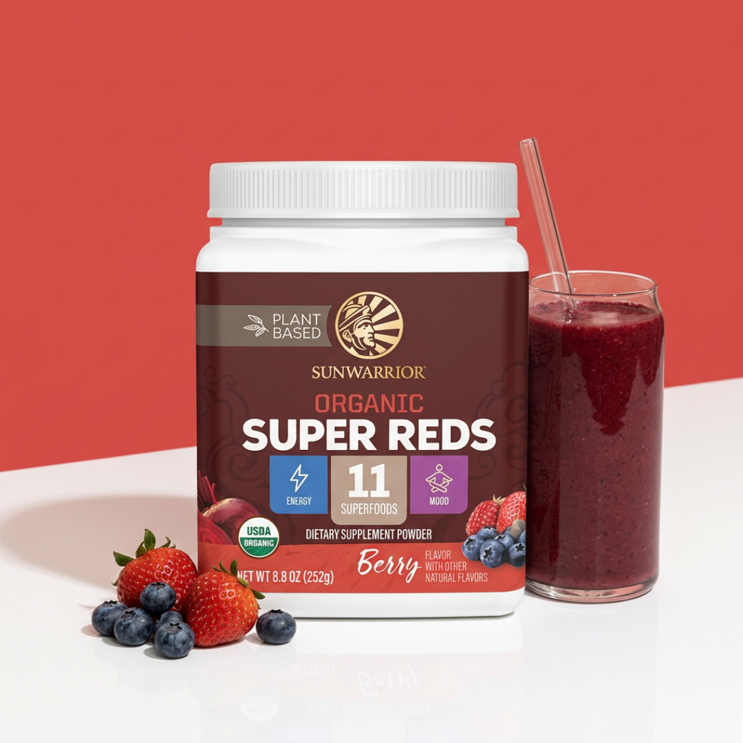 Super Reds Drink Powder Mix - Organic, Vegan, Gluten-Free