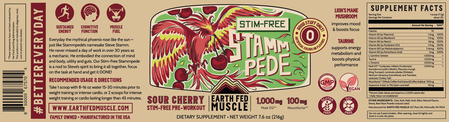 Stim-Free Stammpede - Sour Cherry