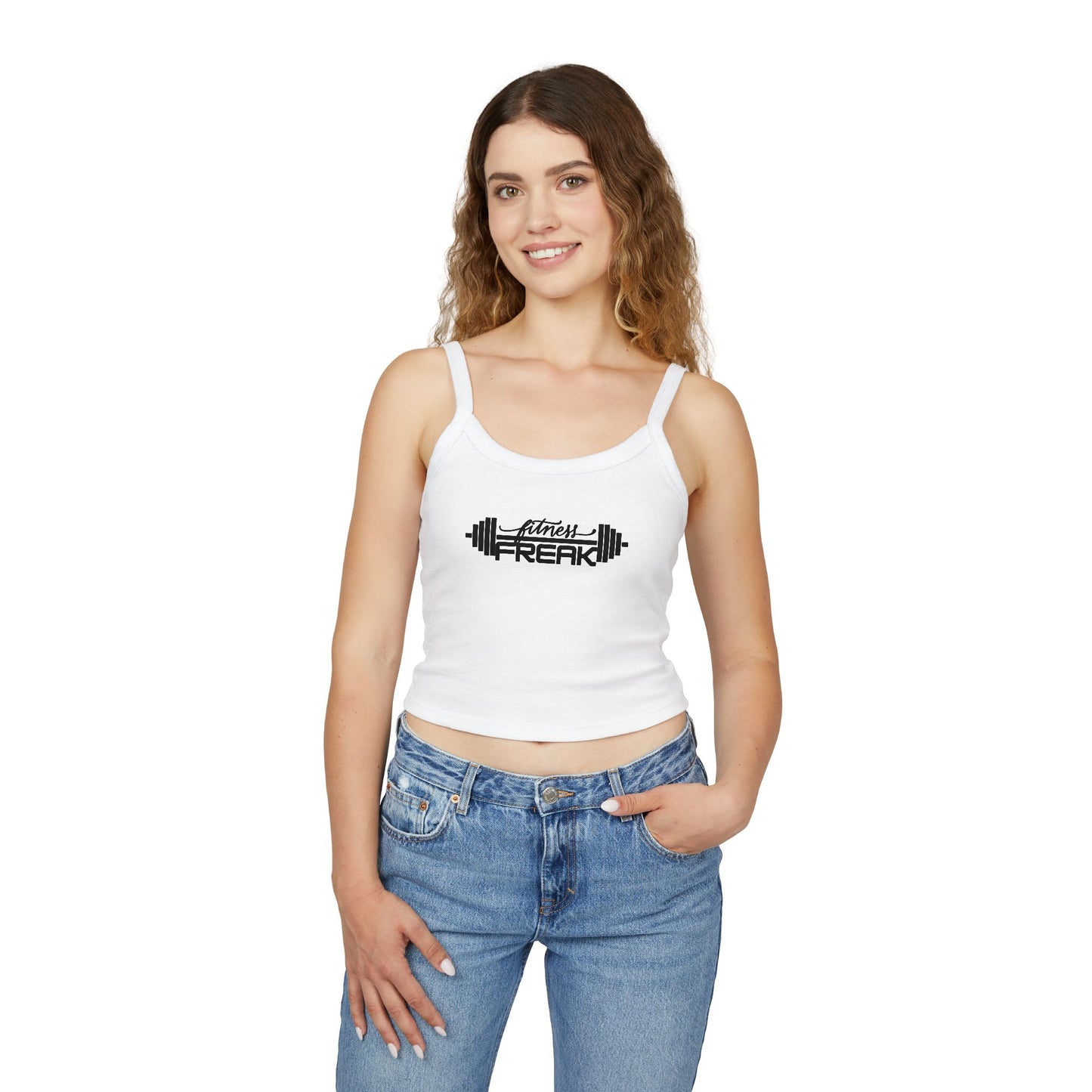 Fitness Freak Barbell Crop Tank