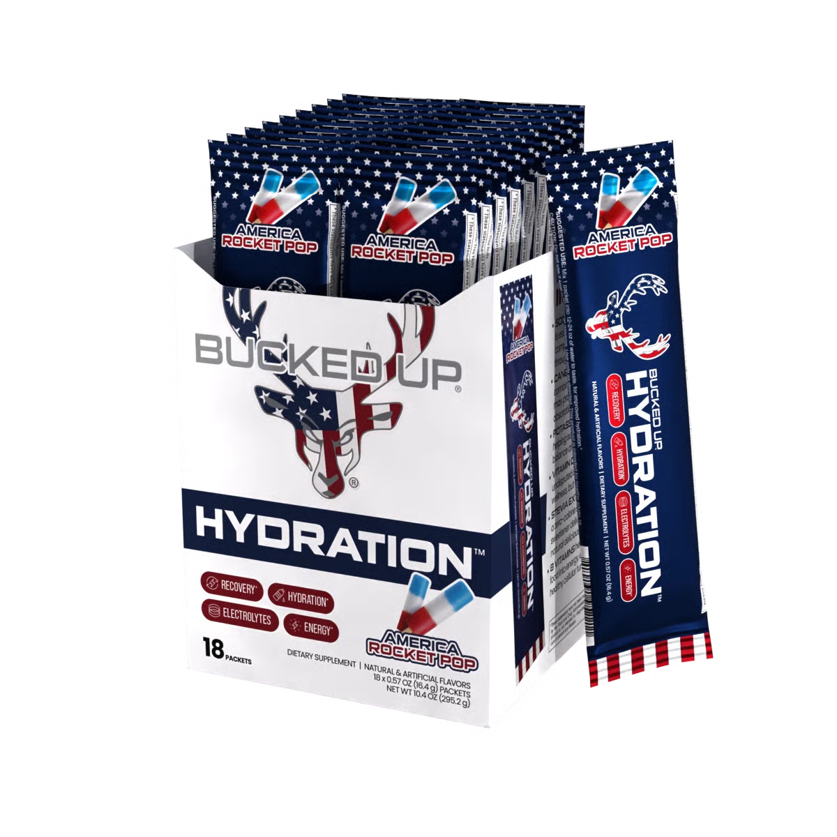 Bucked Up Hydration Rocket Pop