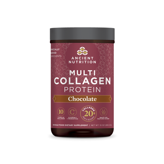 Multi Collagen - Protein - Chocolate - 24 Serving: Black