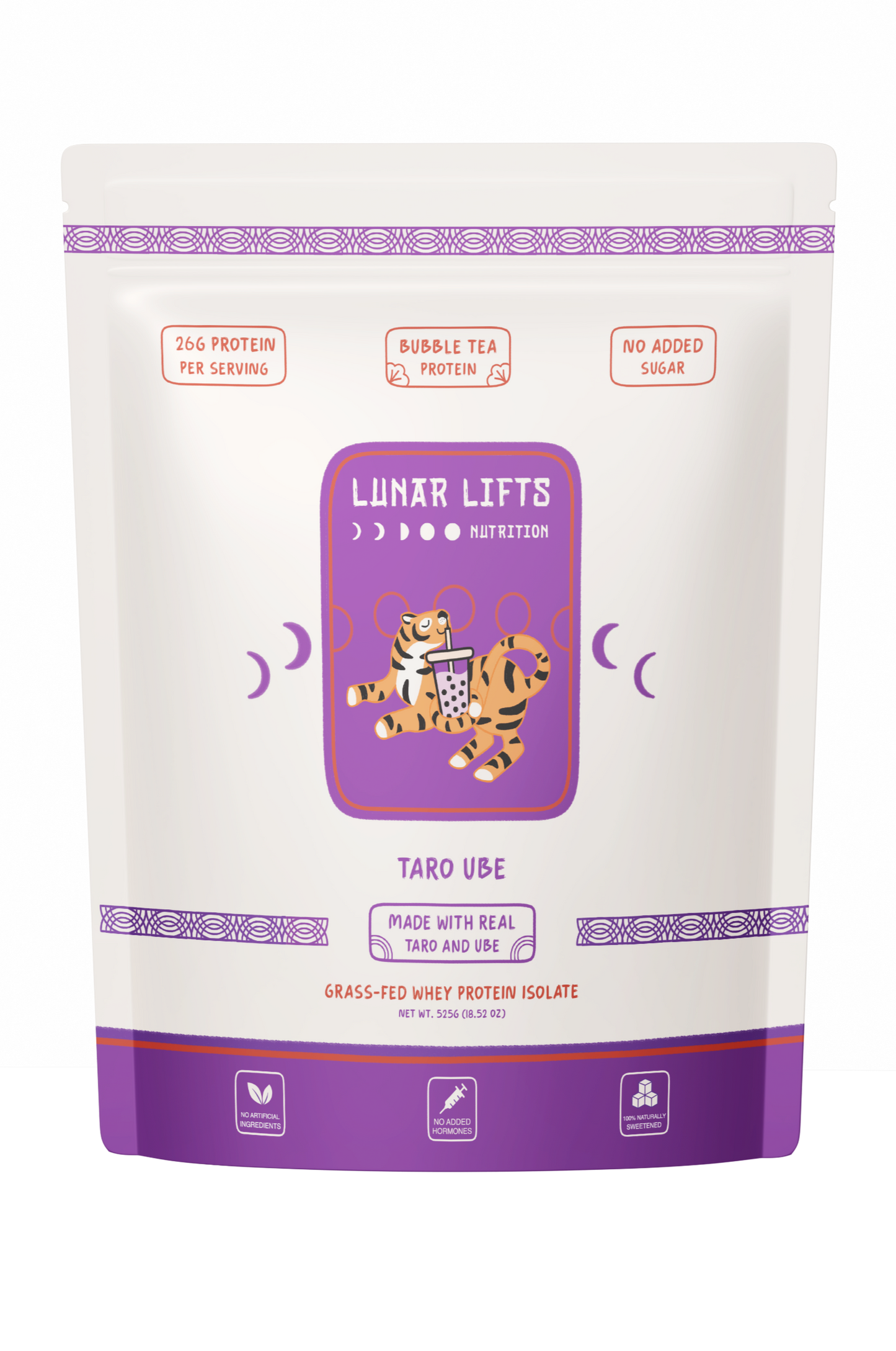 Taro Ube - Grass-fed Whey Isolate Boba Tea Protein Powder