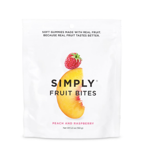 Simply Fruit Bites - Peach Raspberry (5.3 oz Bags)