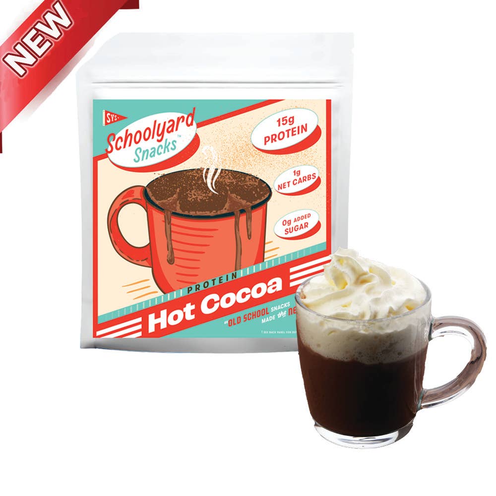 NEW Schoolyard Snacks Protein Hot Chocolate (9pk)