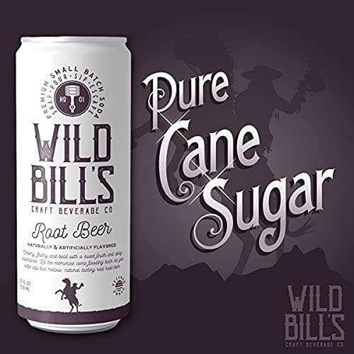 Wild Bill's Root Beer - Premium Cane Sugar Soda