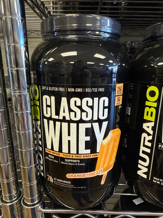 Nutrabio Classic Whey Protein Orange Dream 2lb