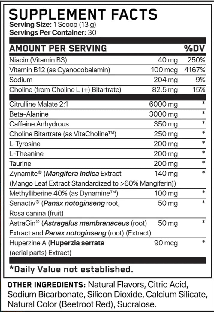 ABE Ultimate Pre Workout Candy Ice Blast