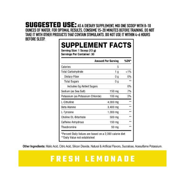 Axe & Sledge Ignition Switch Daily Pre Workout Fresh Lemonade