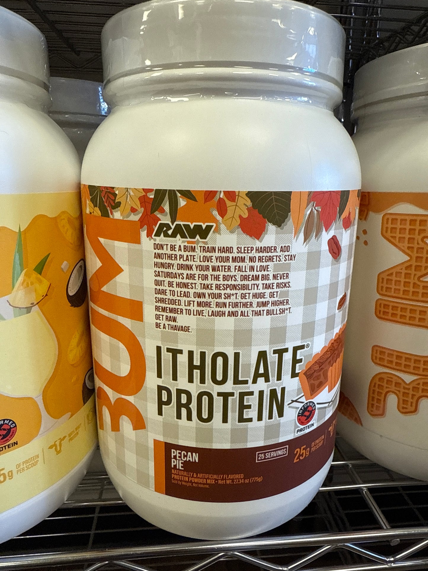 Bum Itholate Protein Pecan Pie 25svg