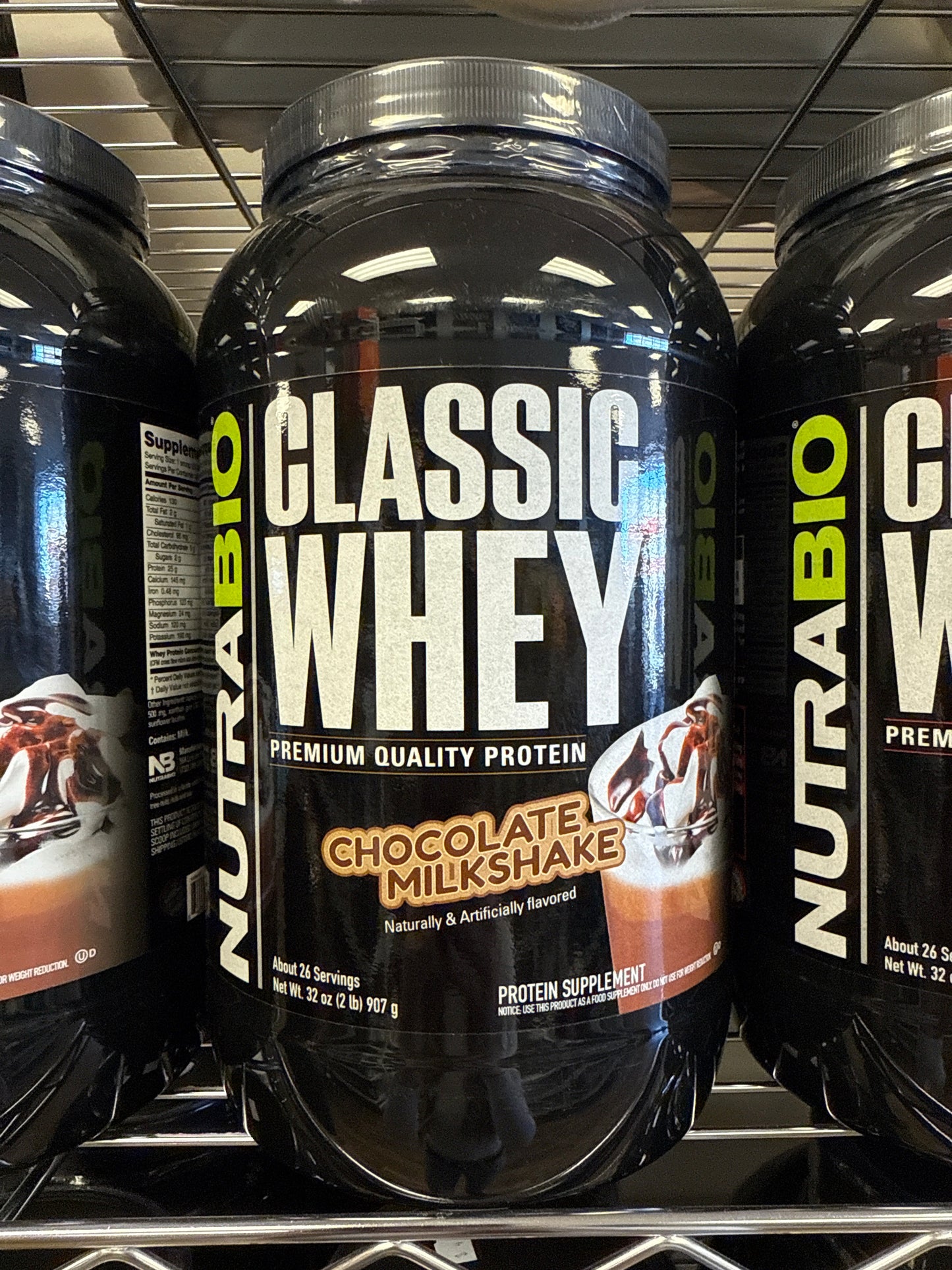 Nutrabio Classic Whey Protein Chocolate Milkshake