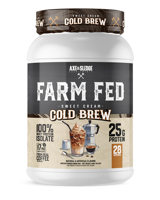 Axe & Sledge Farm Fed Protein Sweet Cream Cold Brew