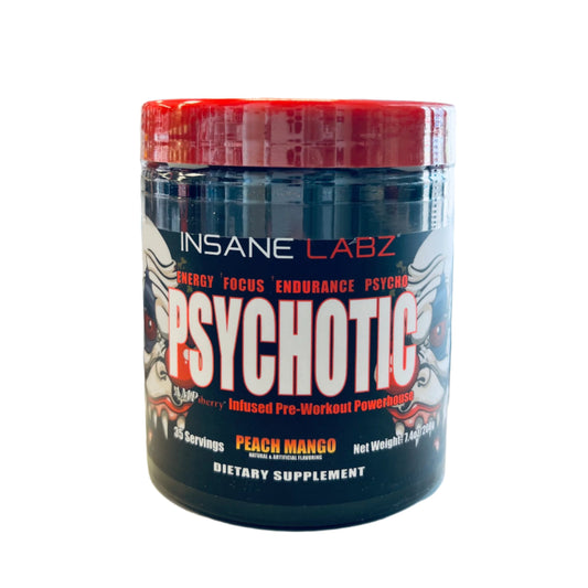 Insane Labz Psychotic Pre Workout Peach Mango