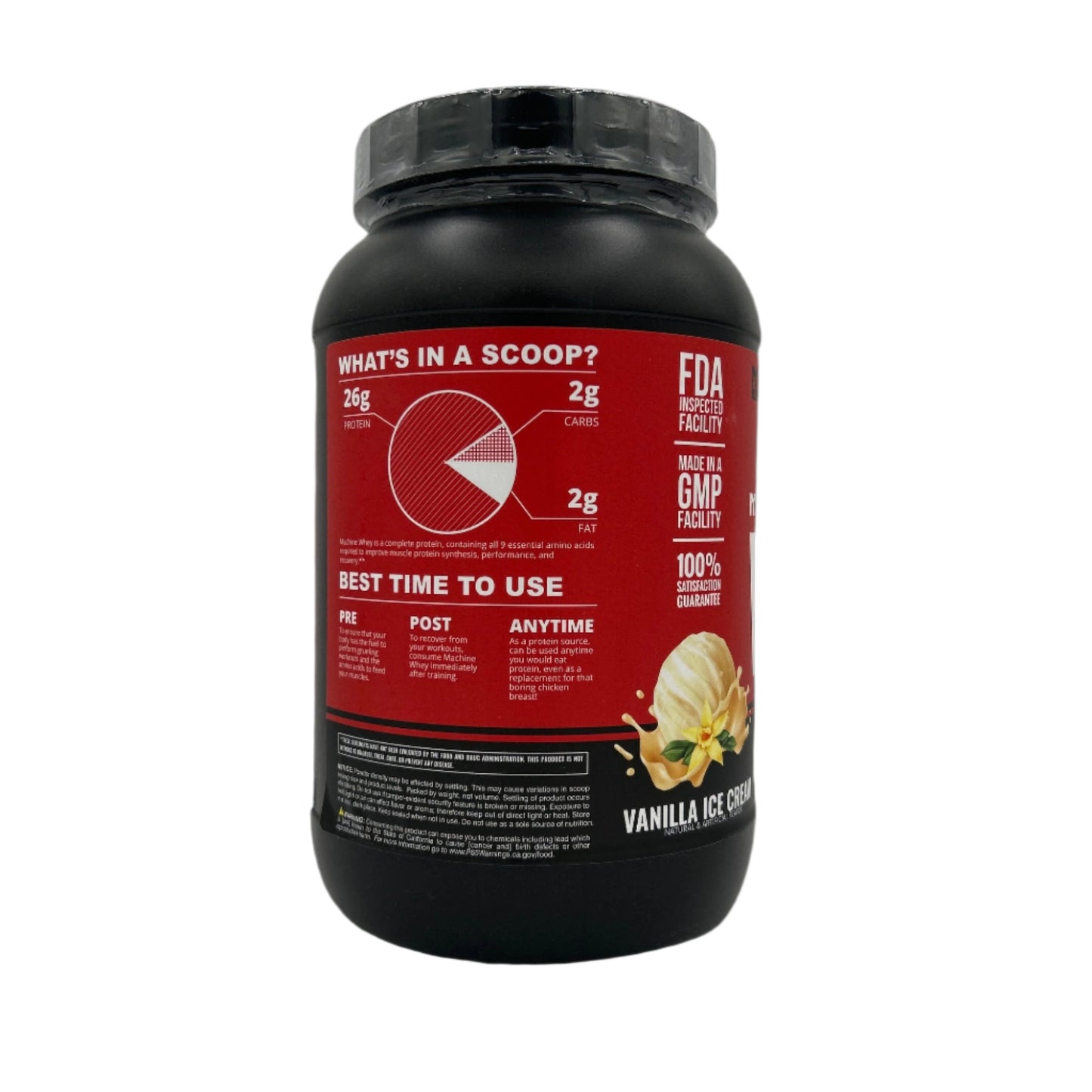 MTS Machine Whey Vanilla Ice Cream